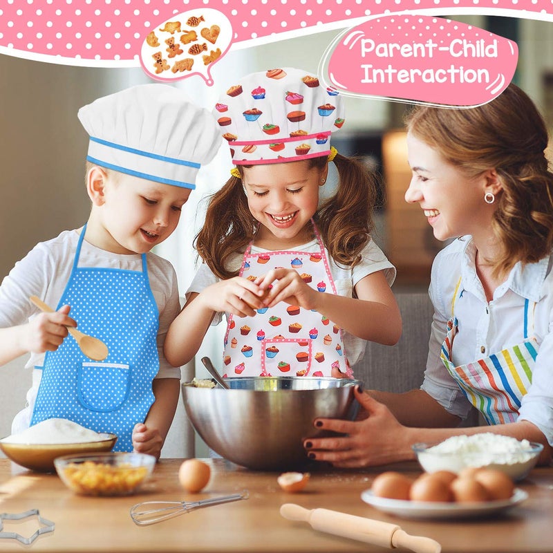 Toyze Gifts for 2-8 Year Old Girls Boys,Chef Costume Set Kids Apron for Girls Toddler Birthday Xmas Gifts for Kids Easter Basket Stocking Stuffers - Image 4